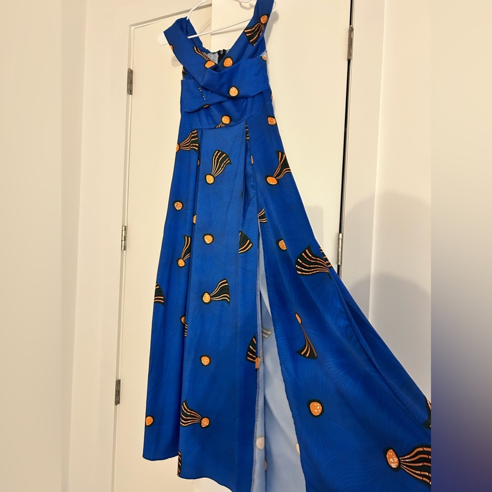 African Fashion Maxi Dress with high split
